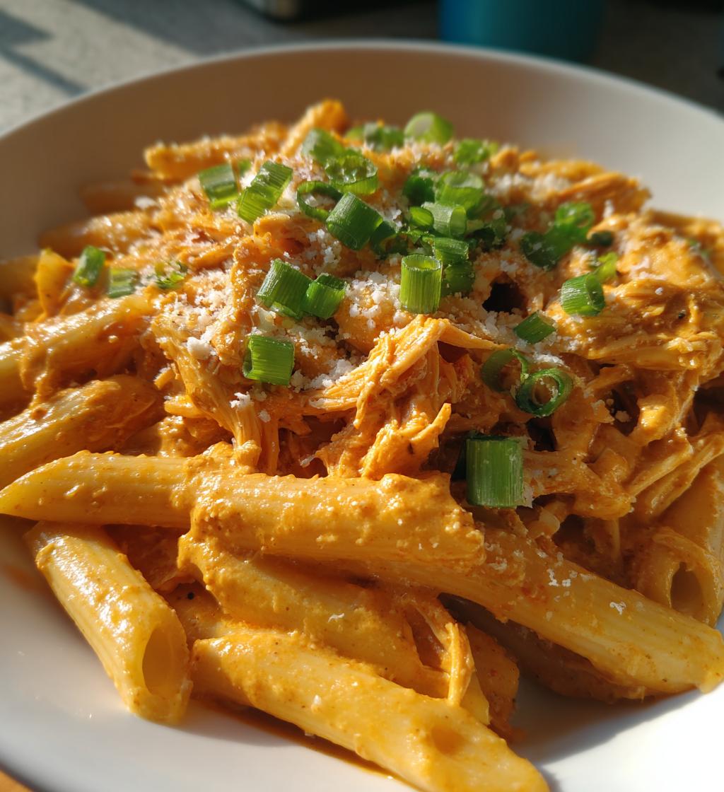 buffalo chicken alfredo penne - detail 1