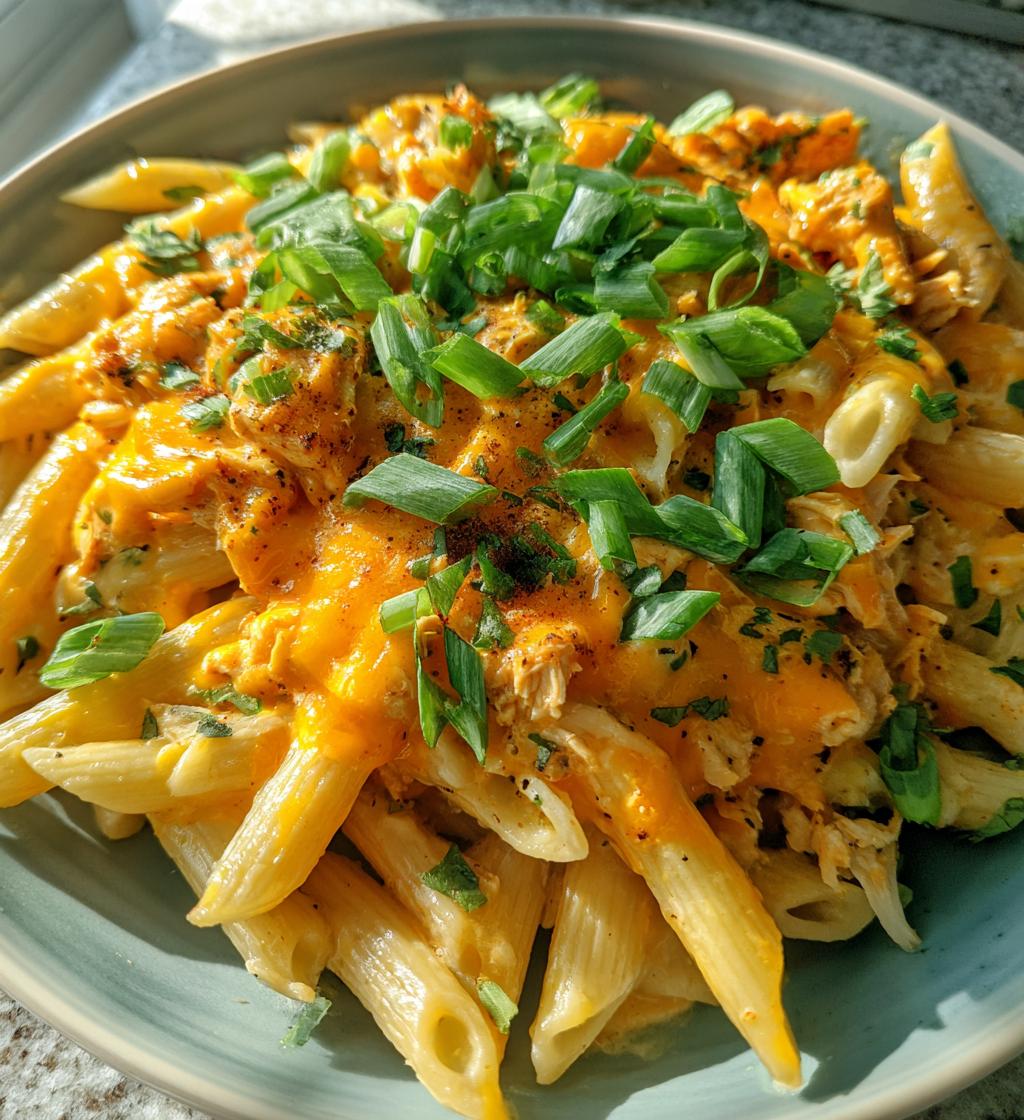 buffalo chicken ranch pasta