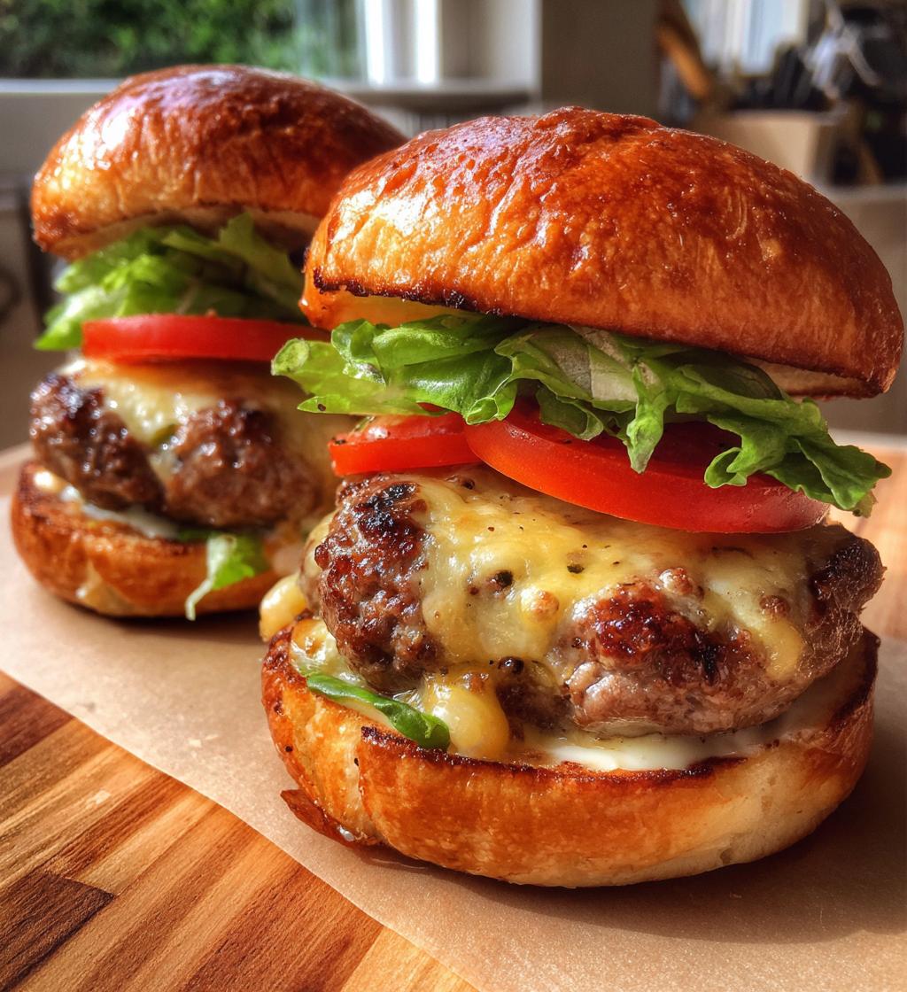 burgers in the oven - detail 1