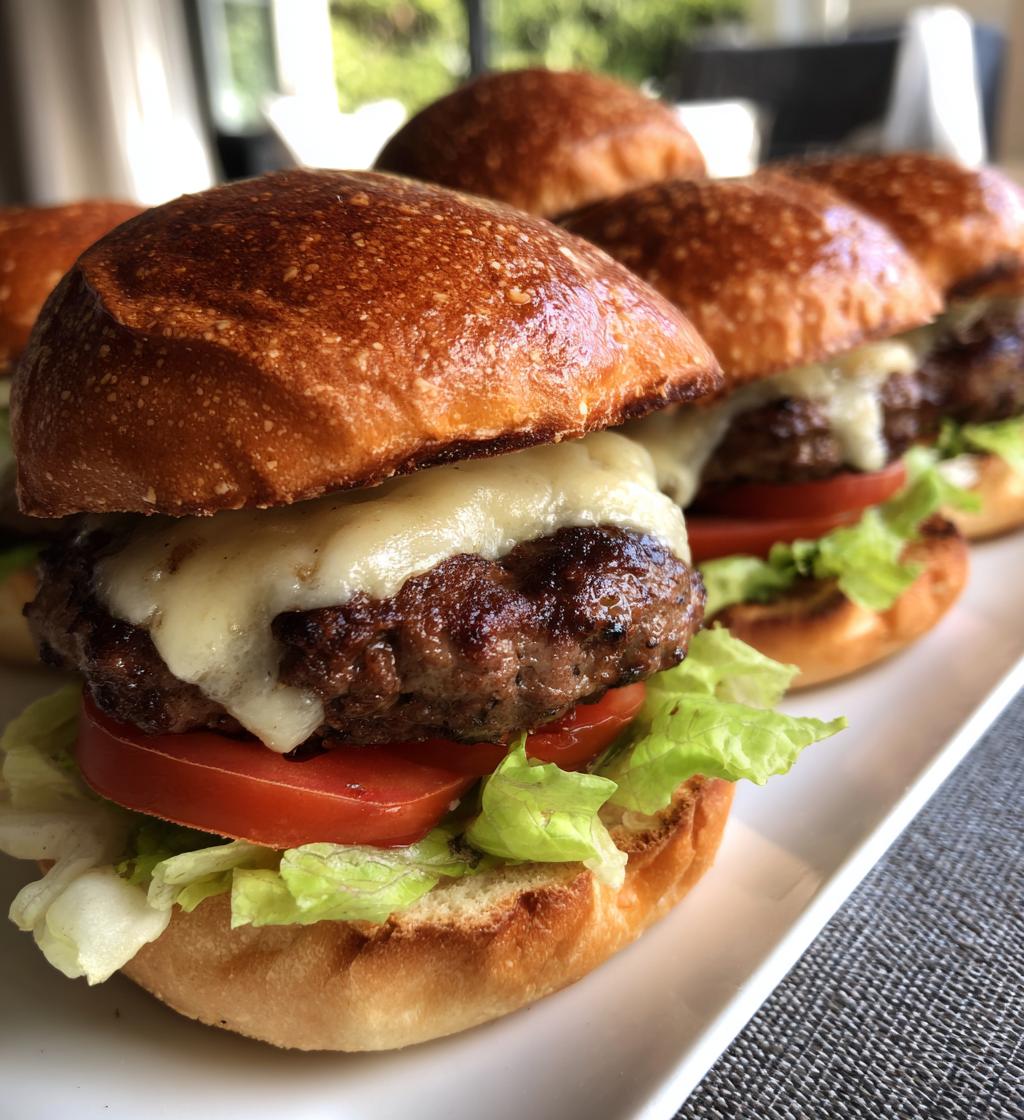 burgers in the oven