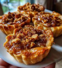 butterfinger caramel crunch mini pies