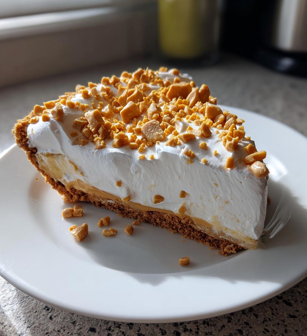 butterscotch cool whip pie - detail 1