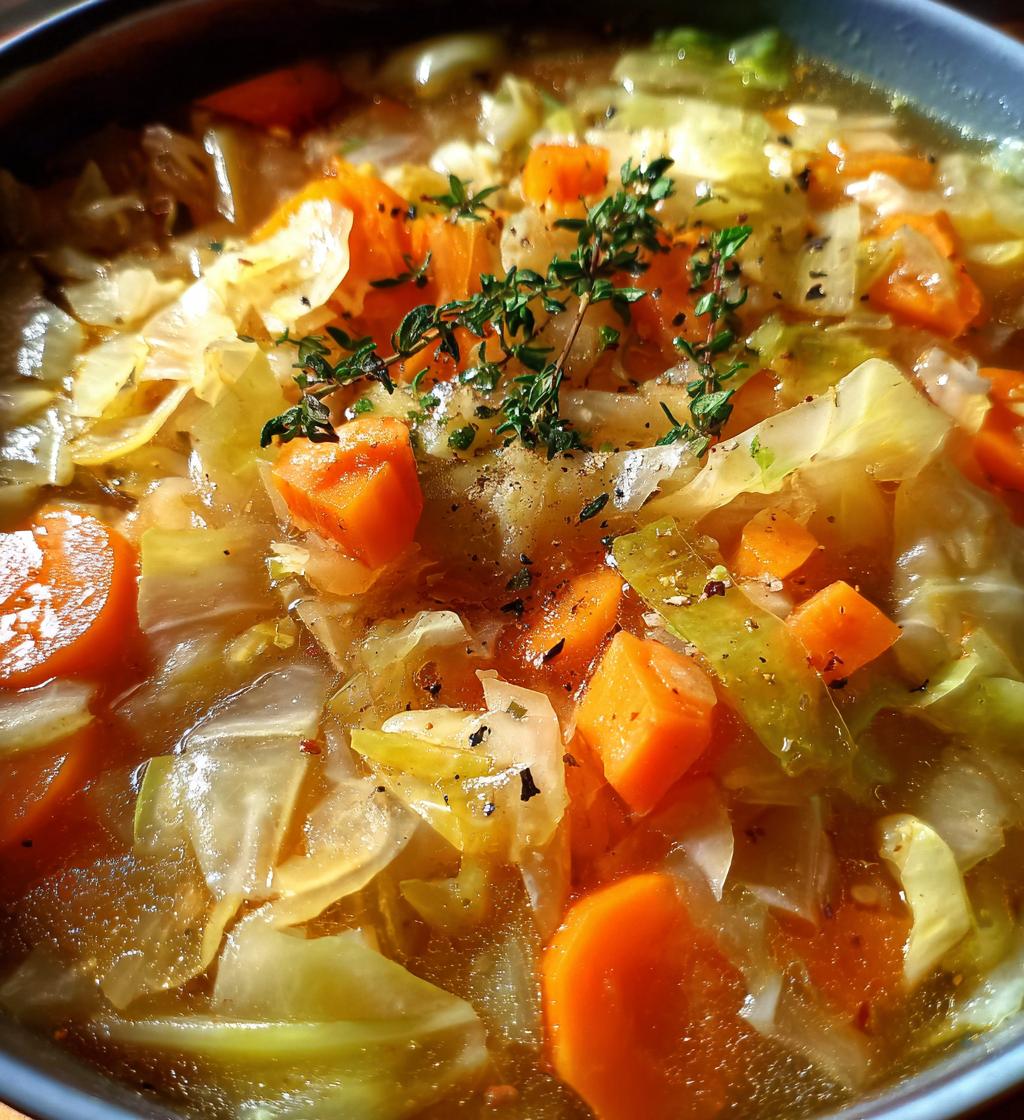 cabbage soup - detail 1