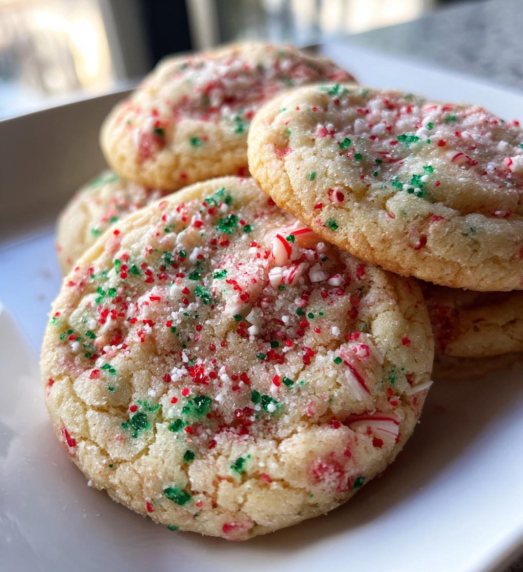 candy cane cookies - detail 1