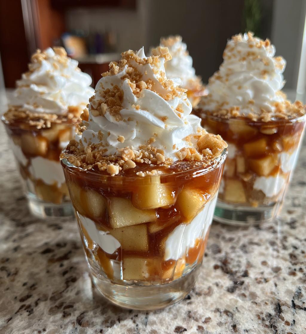 caramel apple dessert cups 2 - detail 1