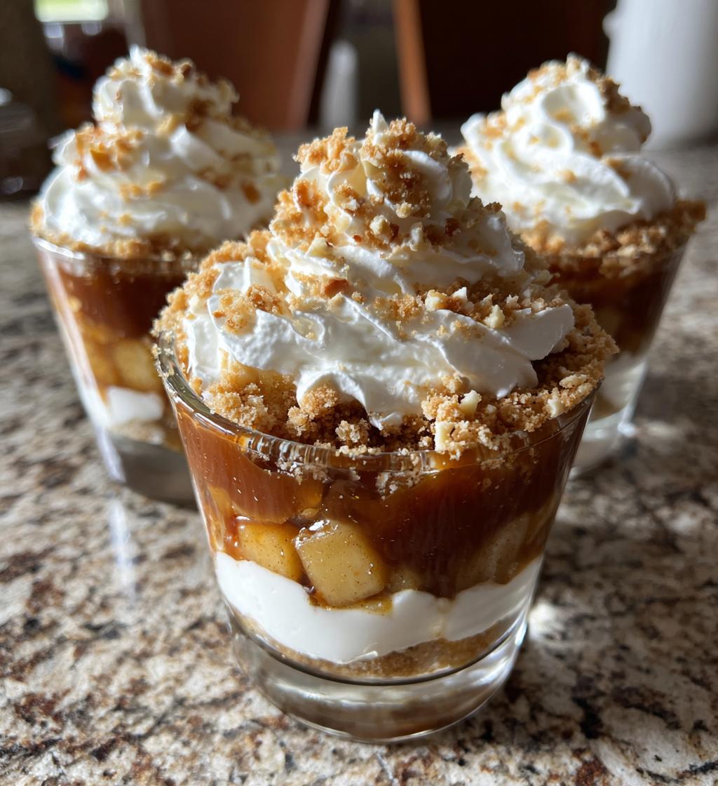 caramel apple dessert cups