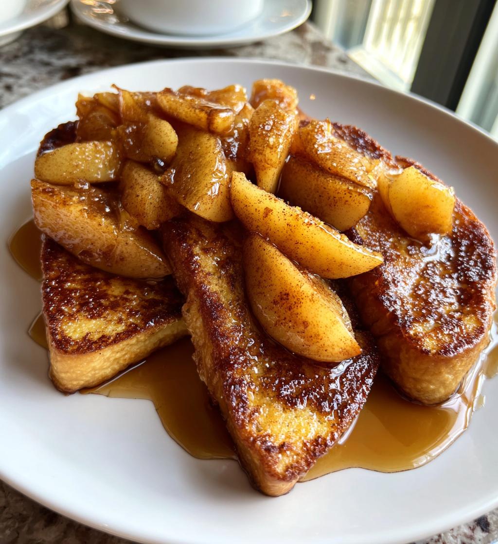 caramel apple french toast