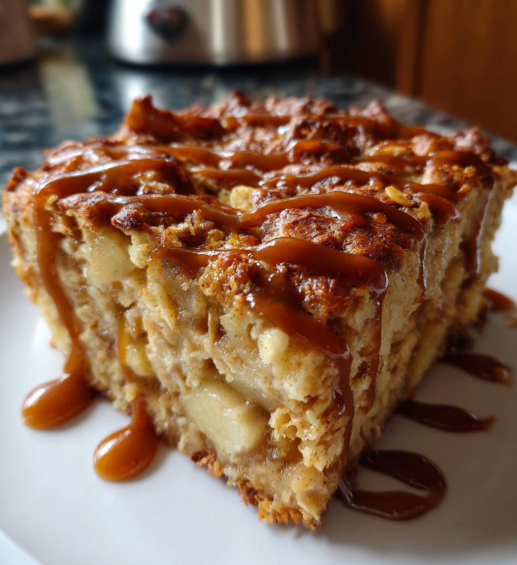 caramel apple oatmeal bake - detail 1