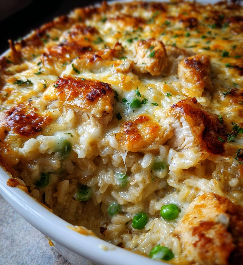 cheesy chicken and rice - detail 1