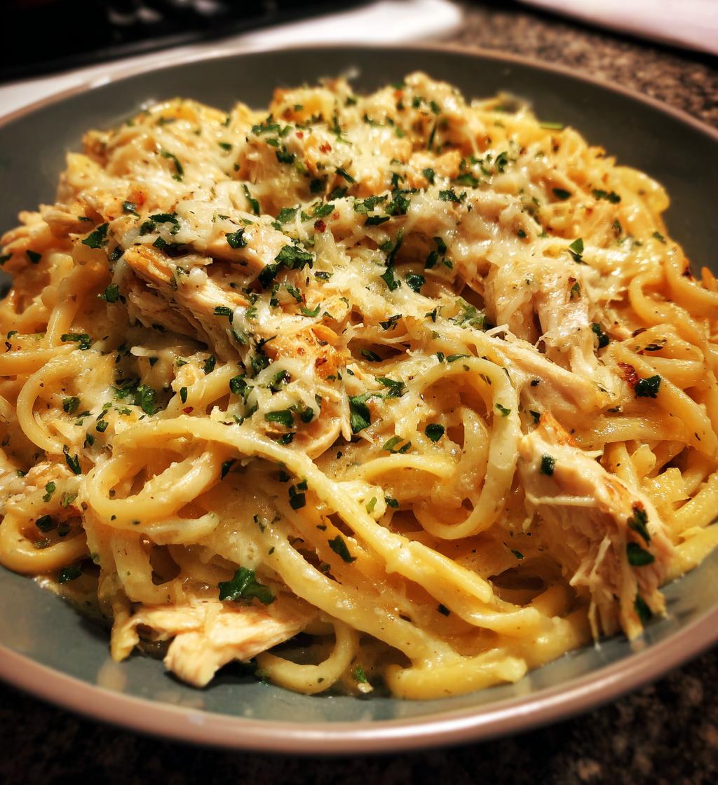 cheesy chicken pasta - detail 1