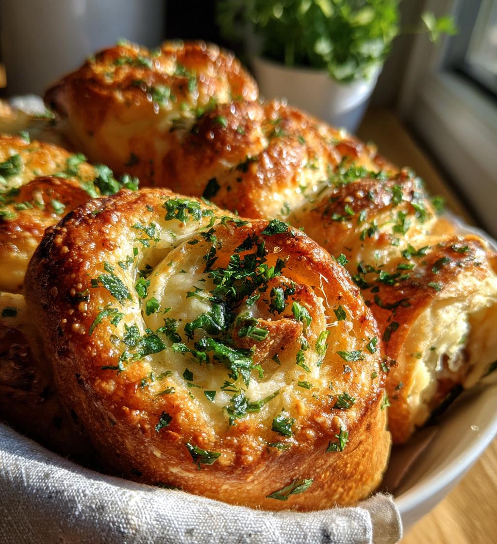 cheesy garlic butter rollups - detail 1