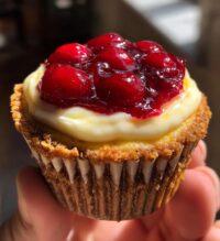 cherry cheesecake cupcakes