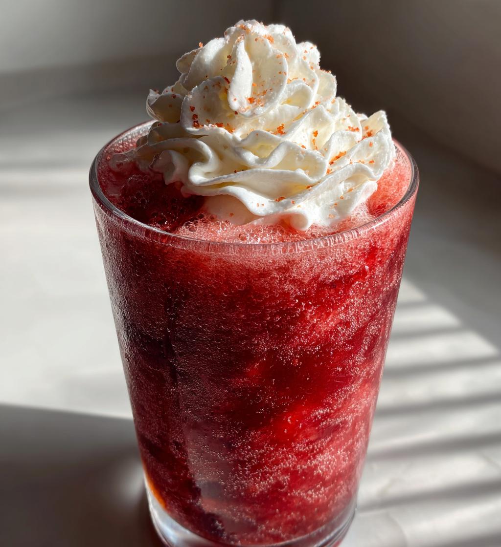cherry coke slushie