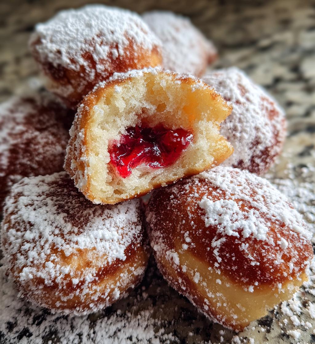 cherry doughnut holes - detail 1