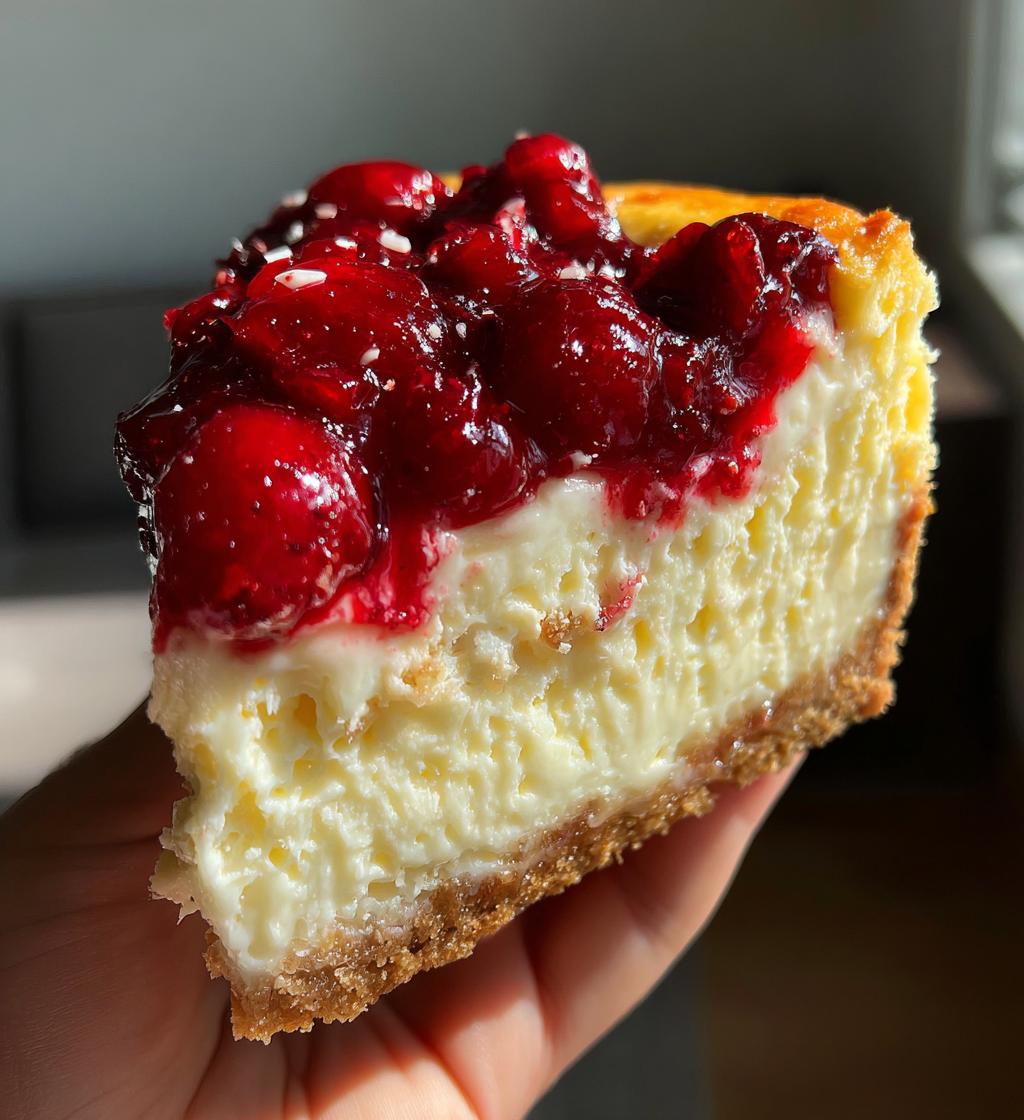 cherry lemon cheesecake recipe - detail 1