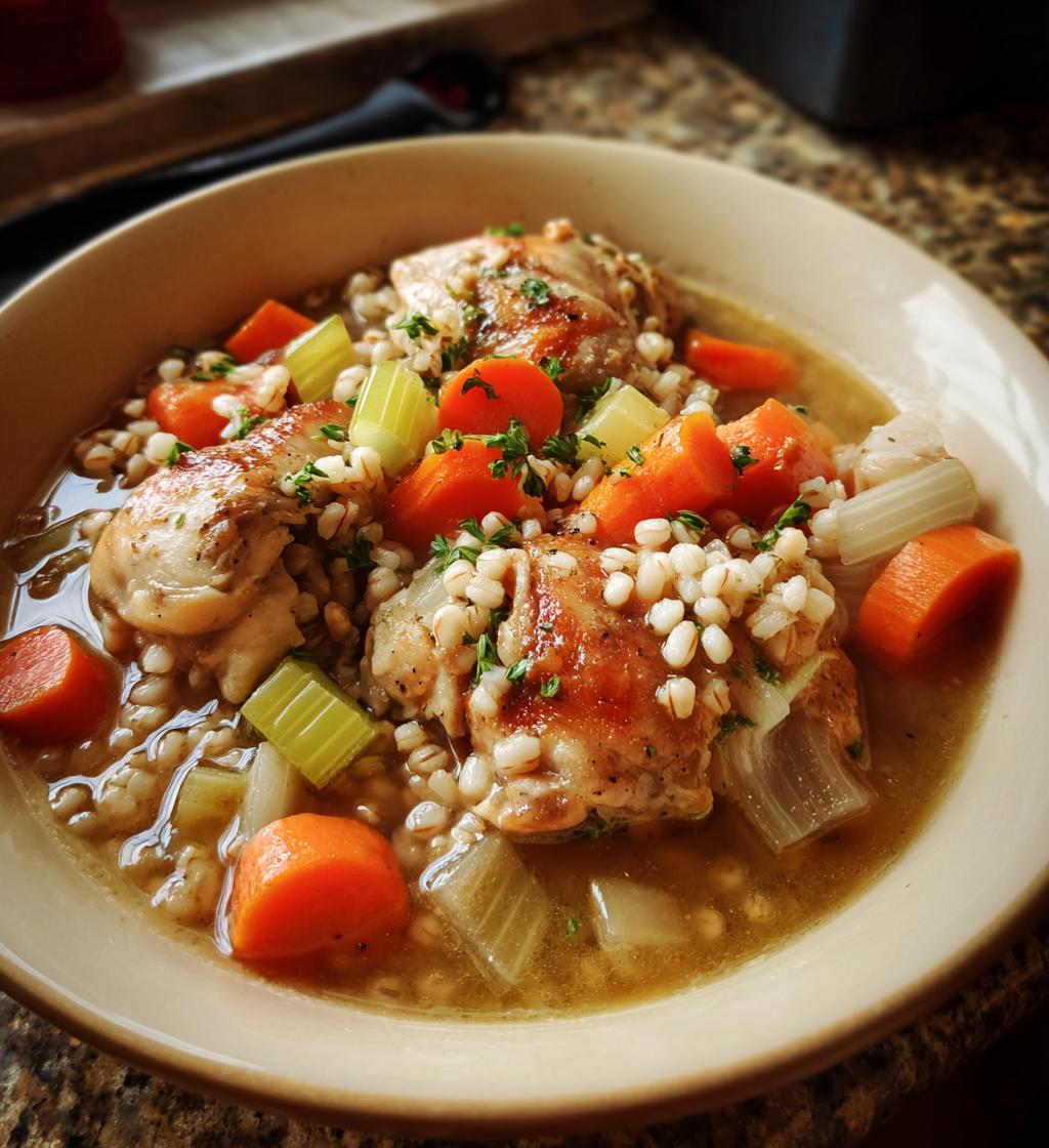 chicken and barley stew