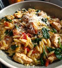 chicken and orzo