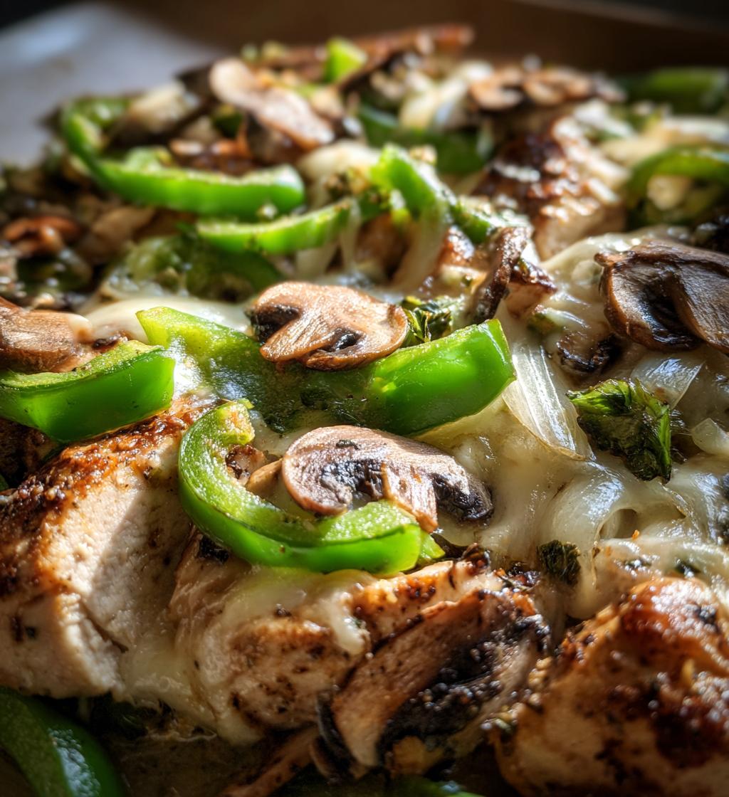 chicken cheesesteak skillet - detail 1