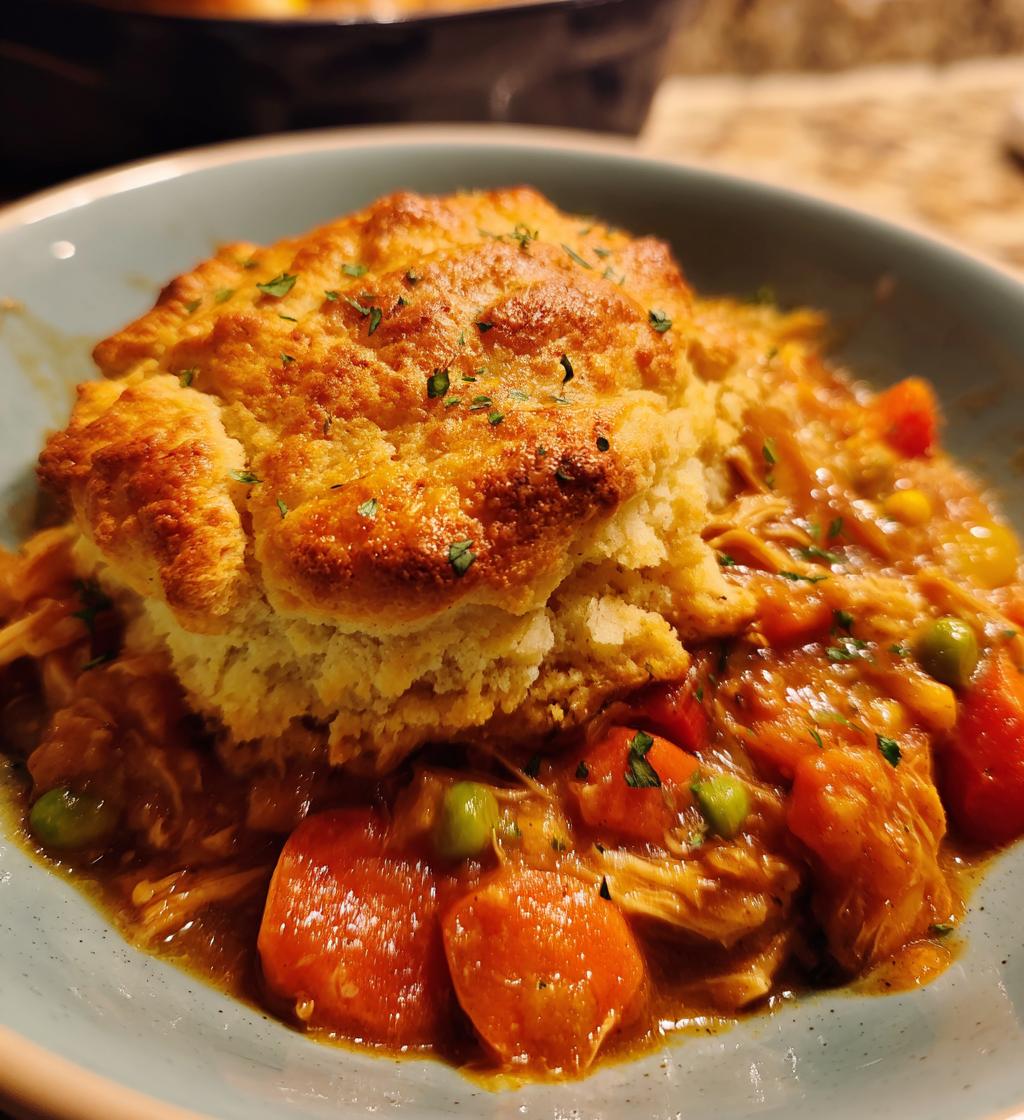 chicken cobbler - detail 1