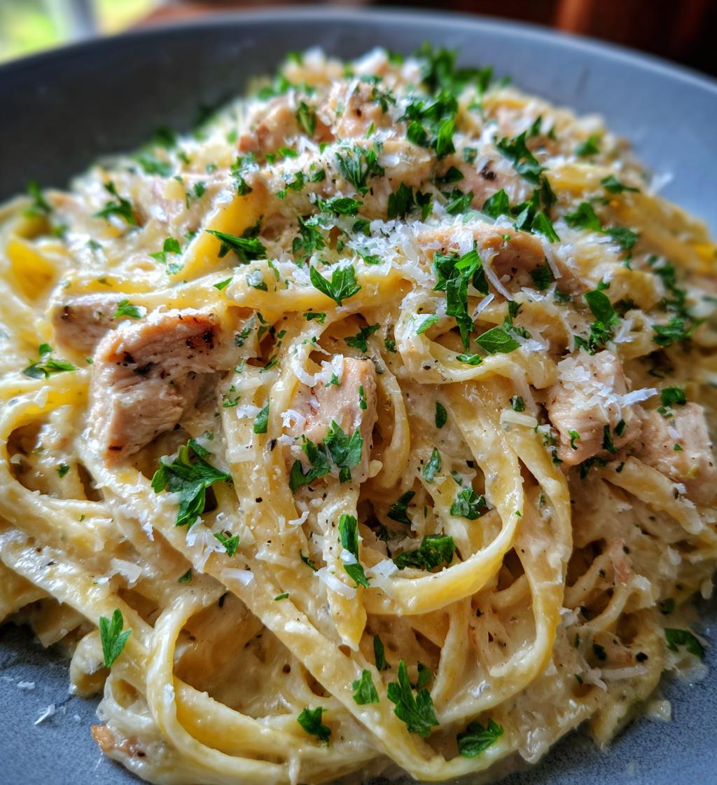 chicken fettuccine alfredo