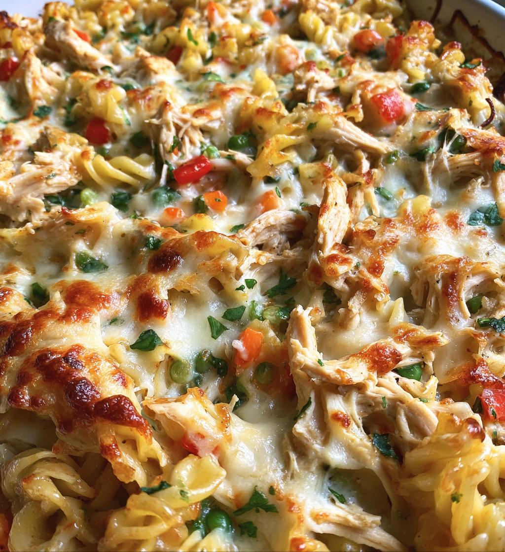 chicken pot pie pasta