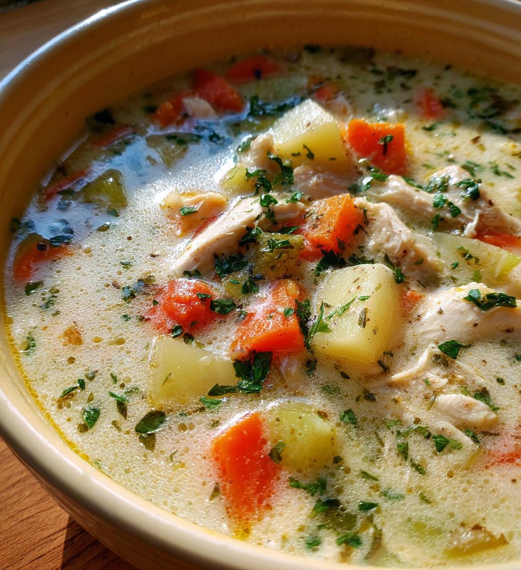 chicken pot pie soup