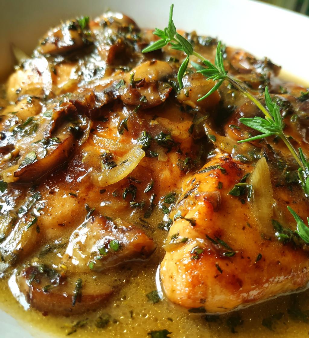 chicken riesling - detail 1