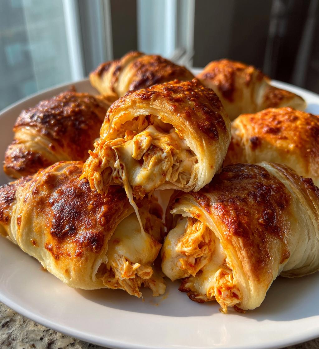 chicken stuffed crescent rolls