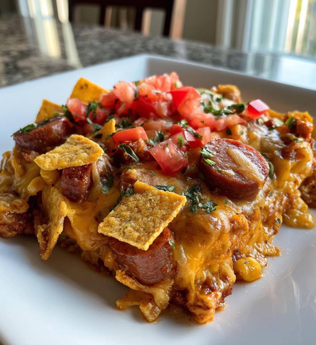 chili cheese dog casserole