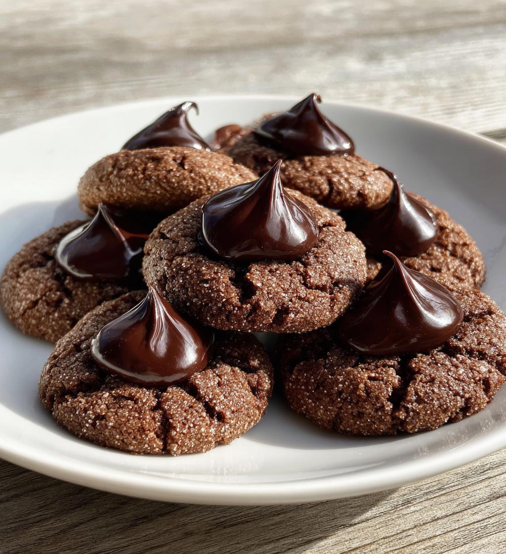 chocolate blossom cookies - detail 1