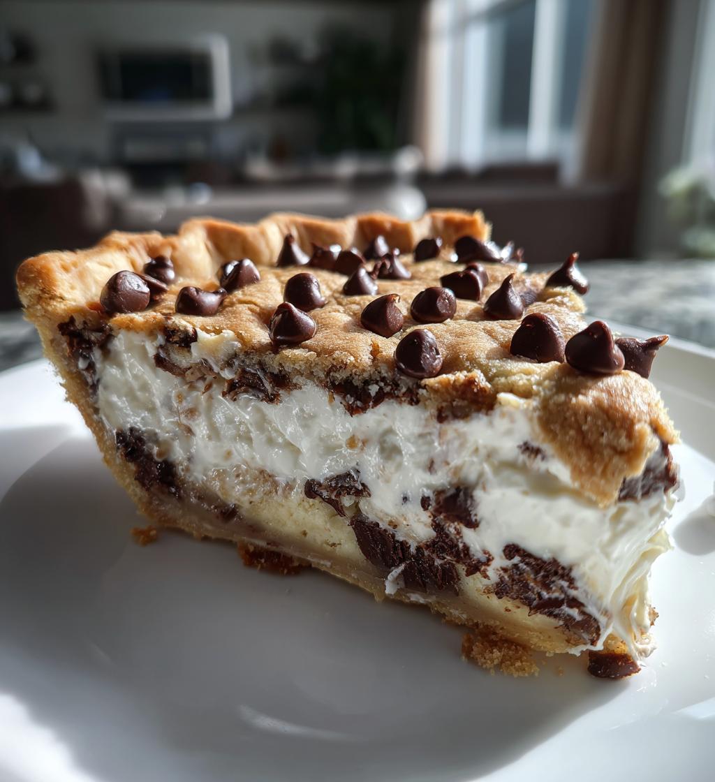 chocolate chip cookie dough pie