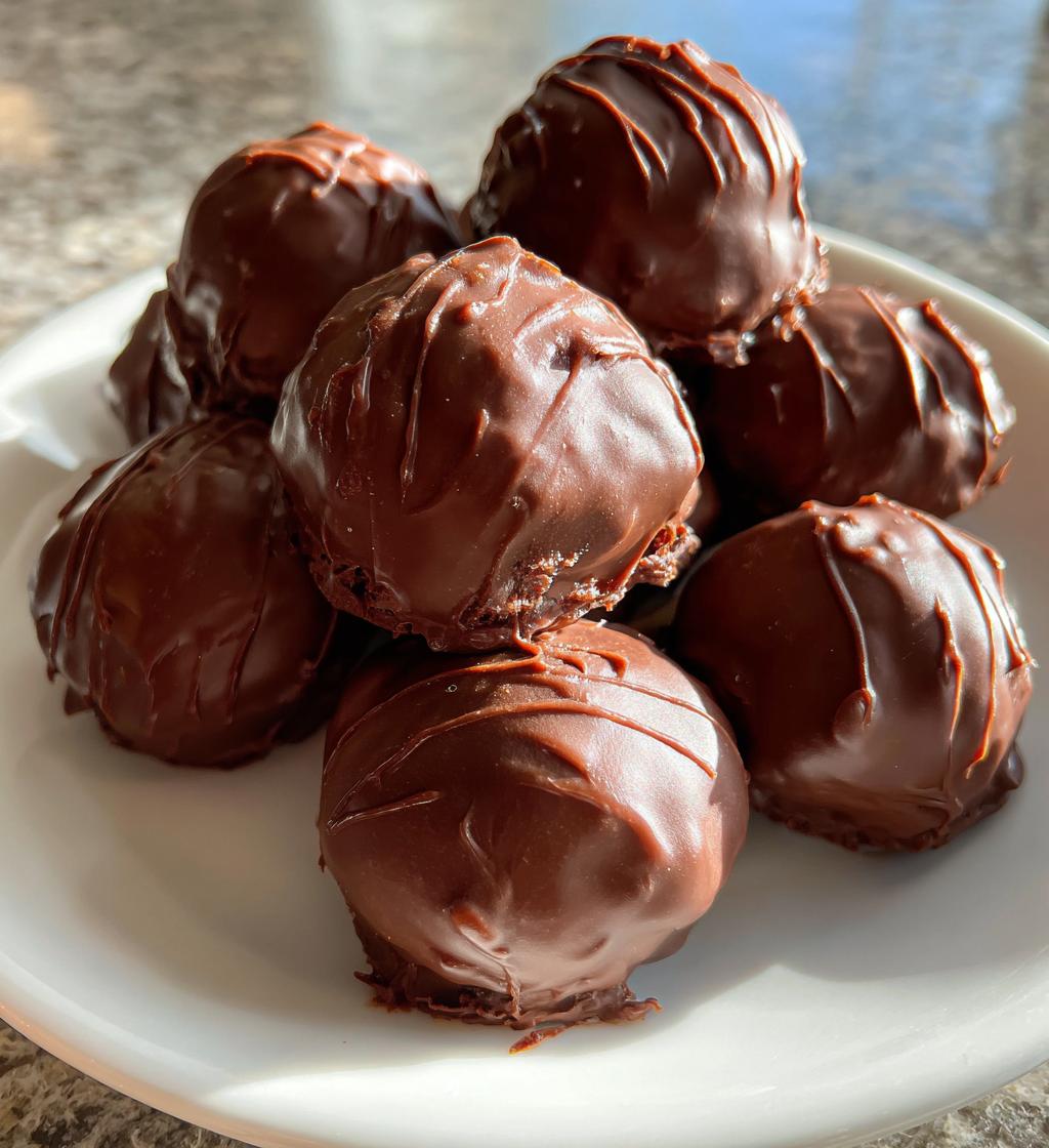 chocolate chip cookie dough truffles - detail 1