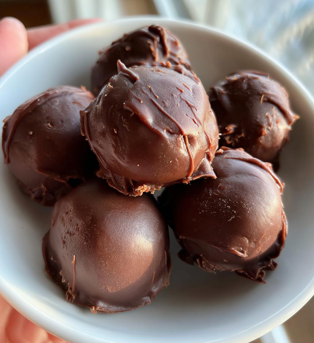 chocolate chip cookie dough truffles