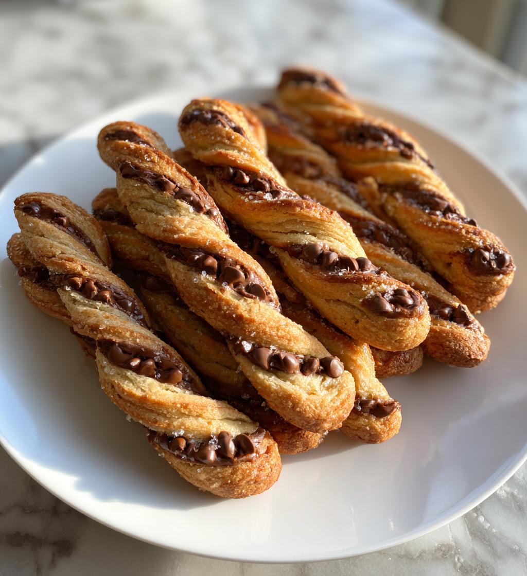 chocolate chip cookie dough twists - detail 1