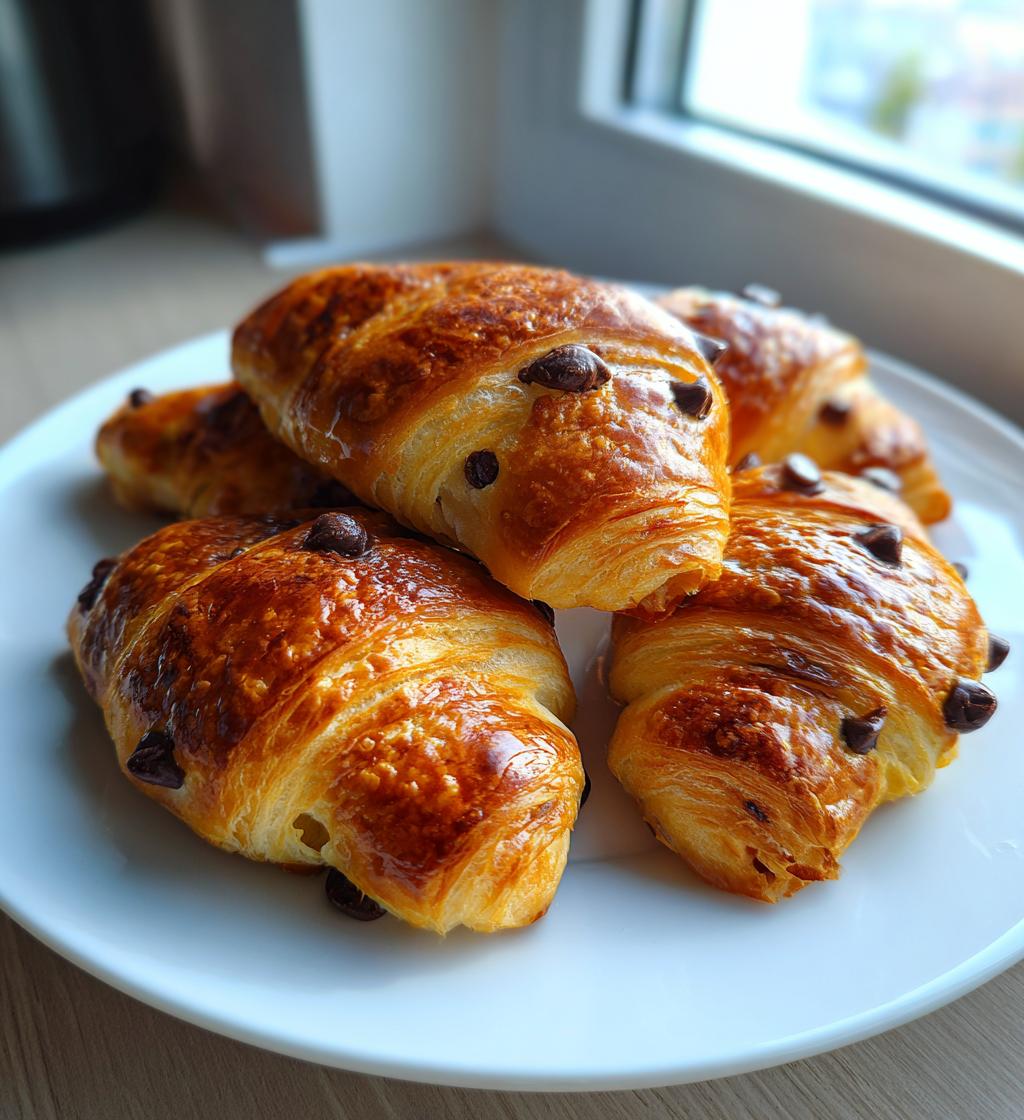 chocolate croissant cookies - detail 1