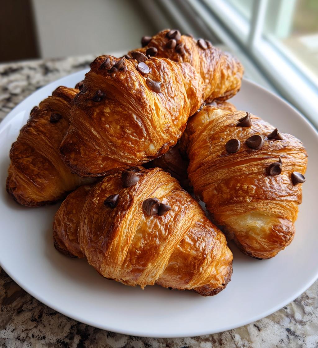 chocolate croissant cookies