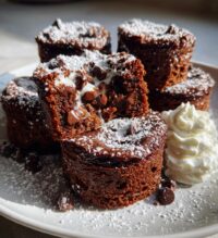 chocolate gingerbread mini cakes