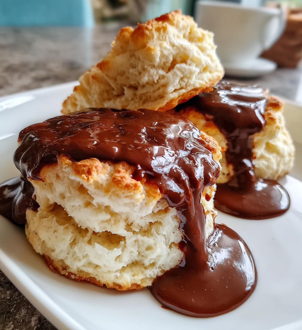 chocolate gravy and biscuits