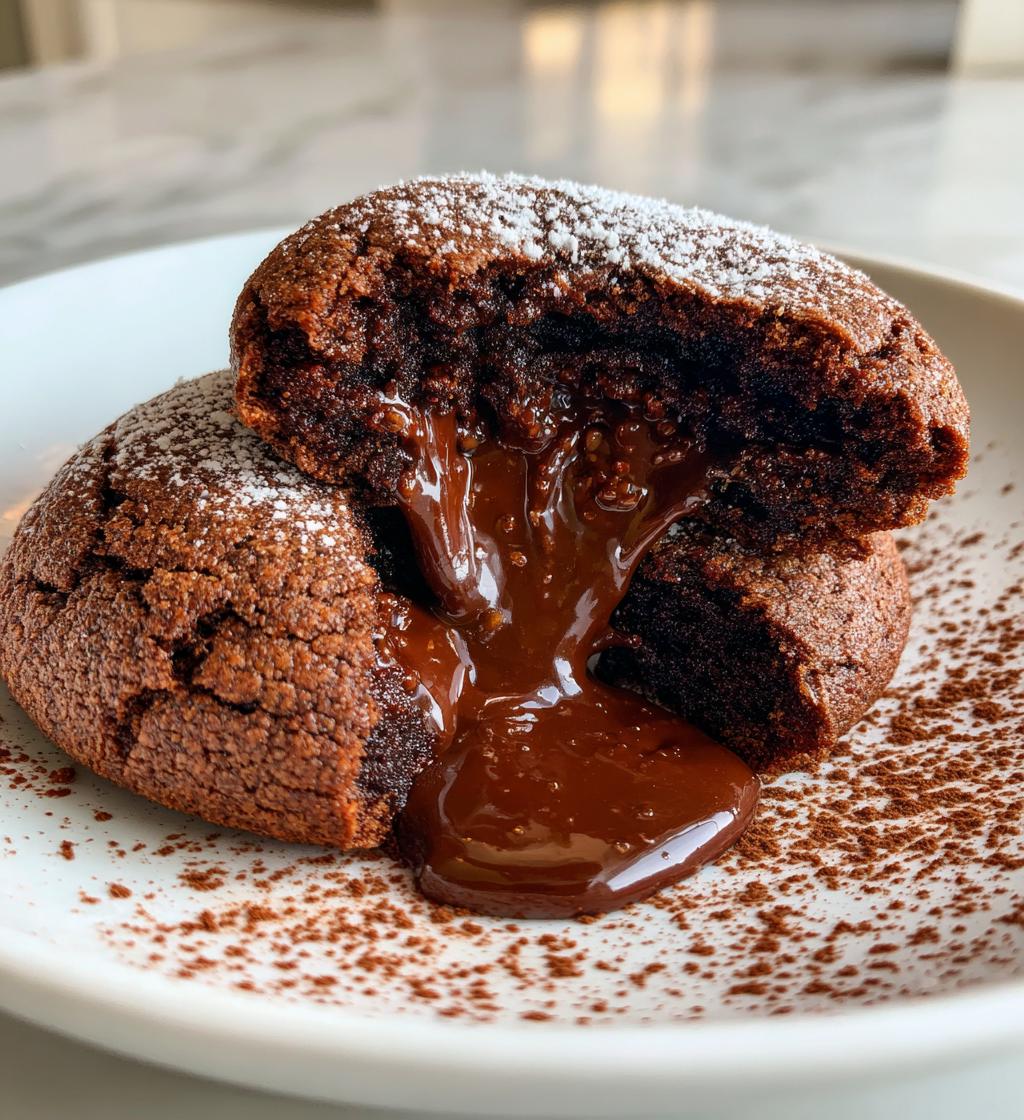 chocolate lava brownie cookies