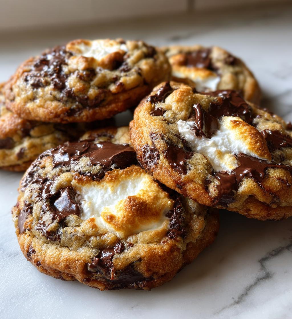 chocolate marshmallow swirl cookies - detail 1