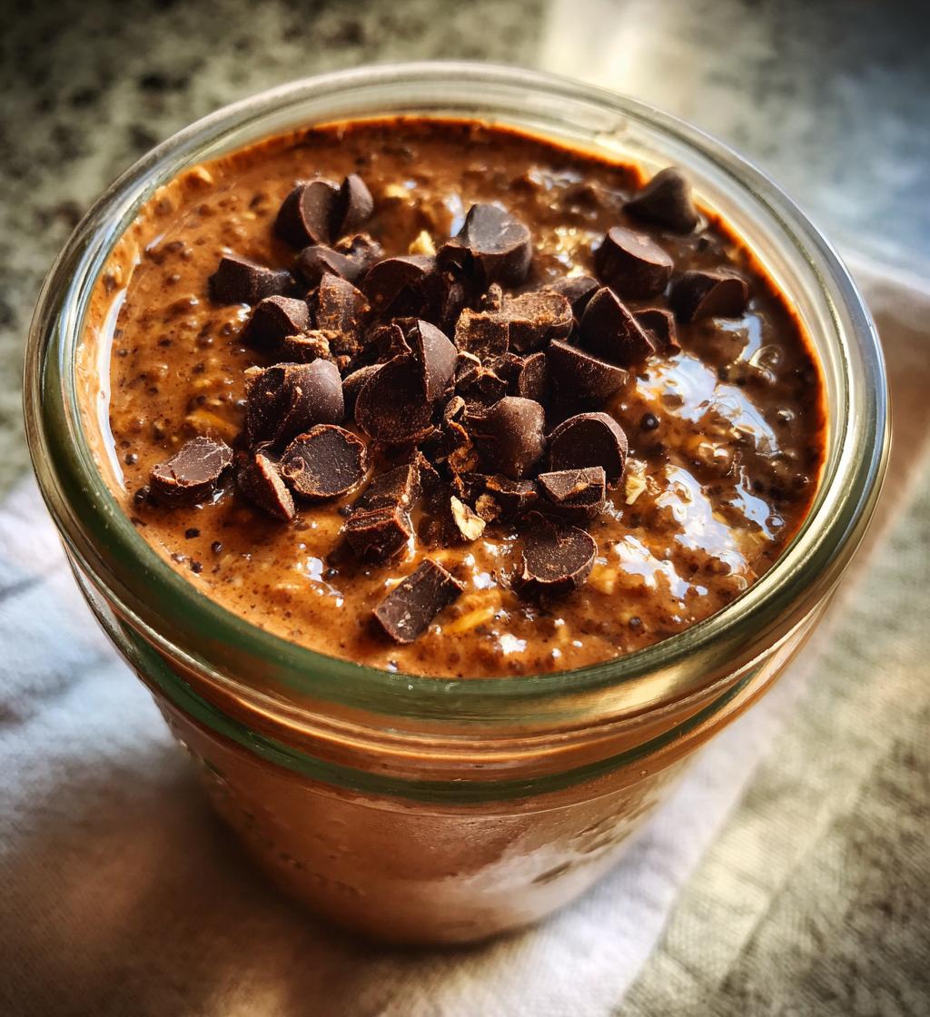 chocolate overnight oats