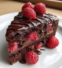 chocolate raspberry cake 2