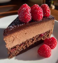 chocolate raspberry mousse cake