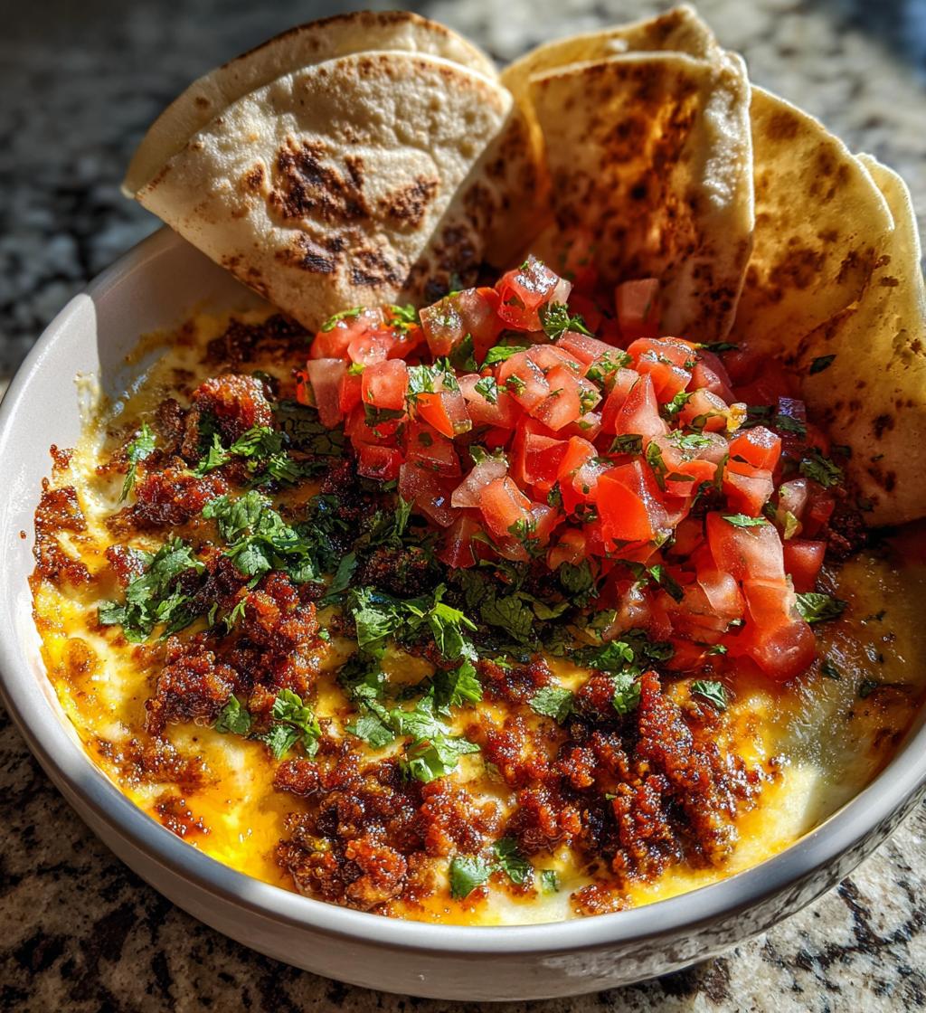 chorizo queso fundido