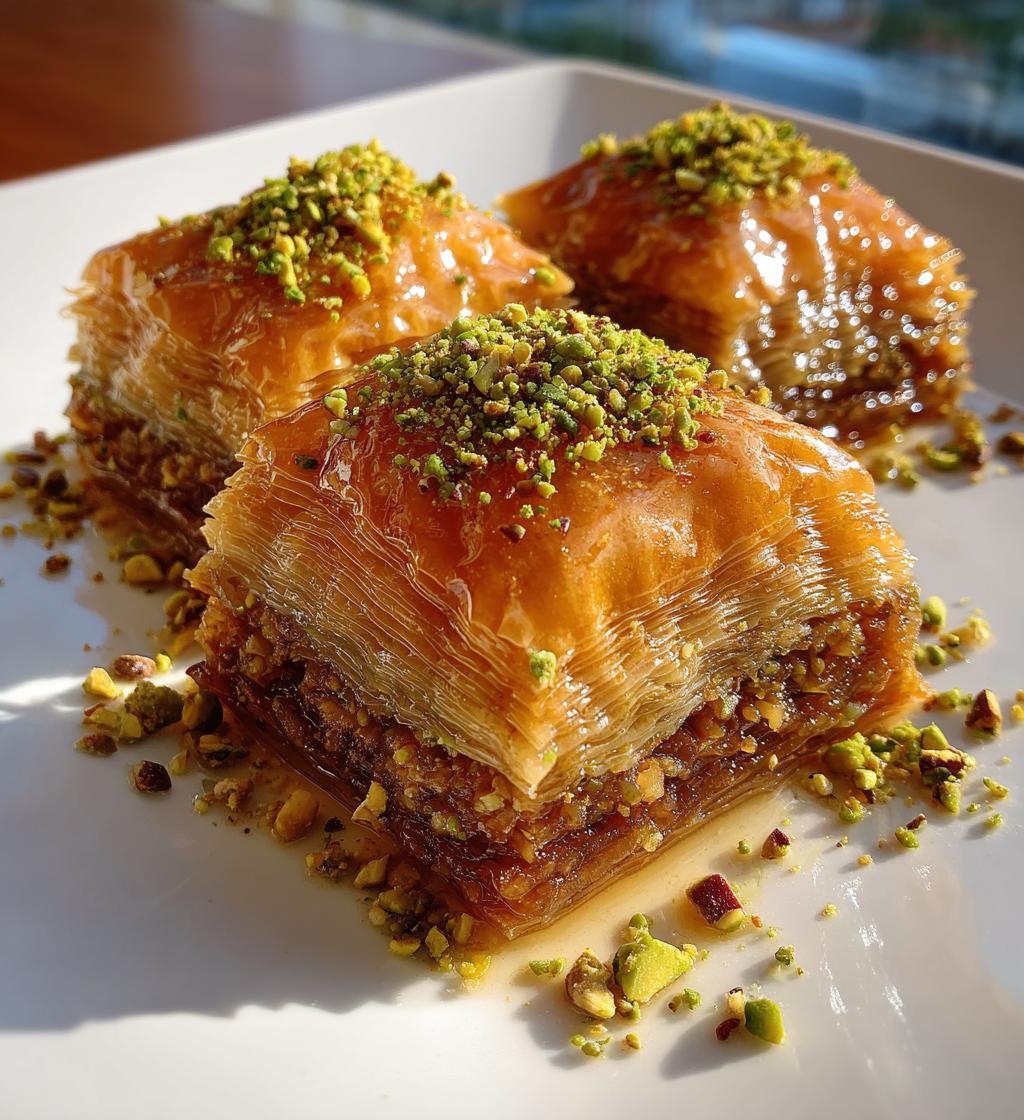 christmas baklava - detail 1