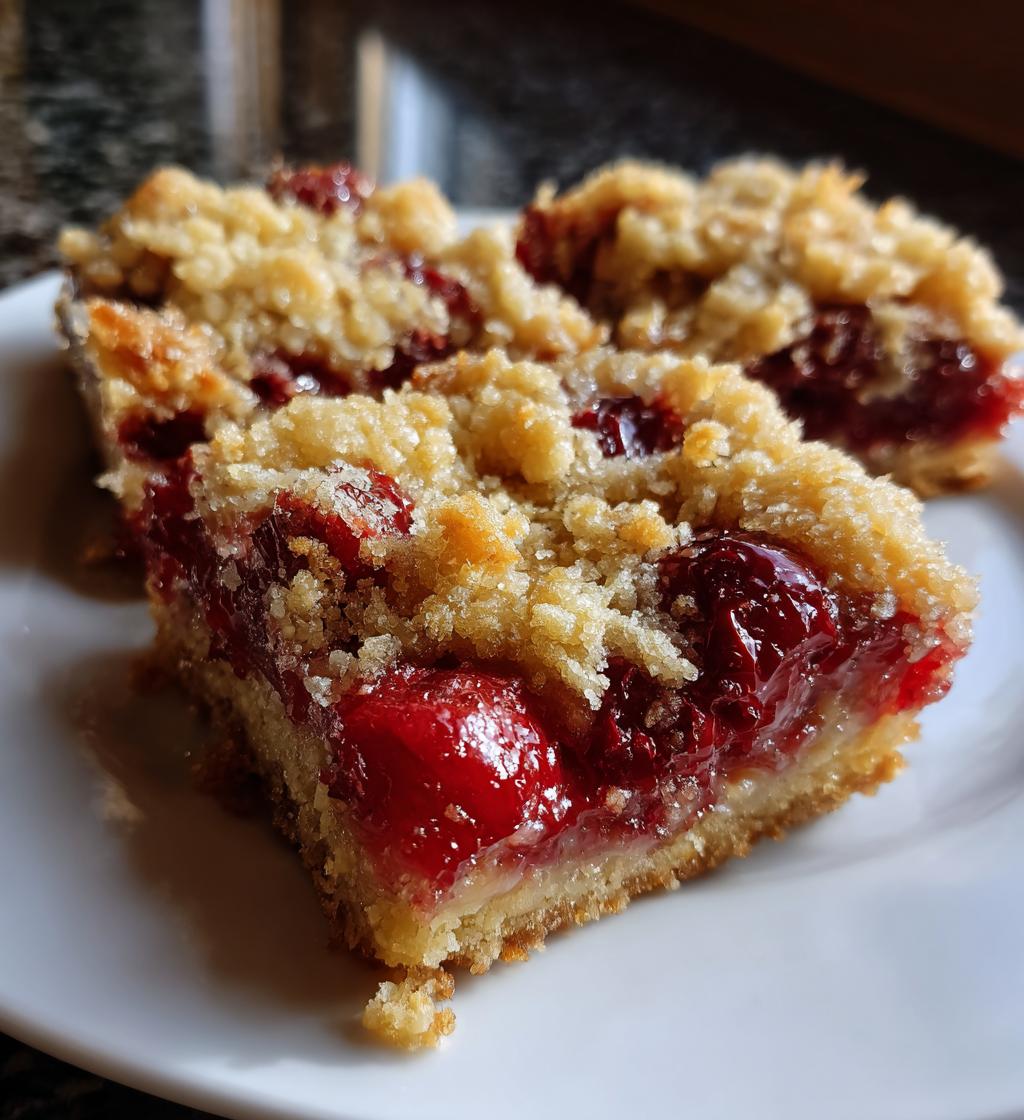 christmas cherry bars