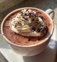christmas chocolate hot cups