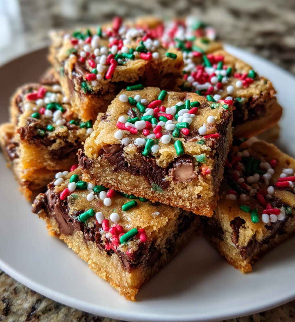 christmas cookie bars