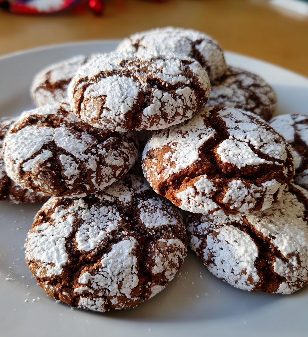 christmas crinkle cookies