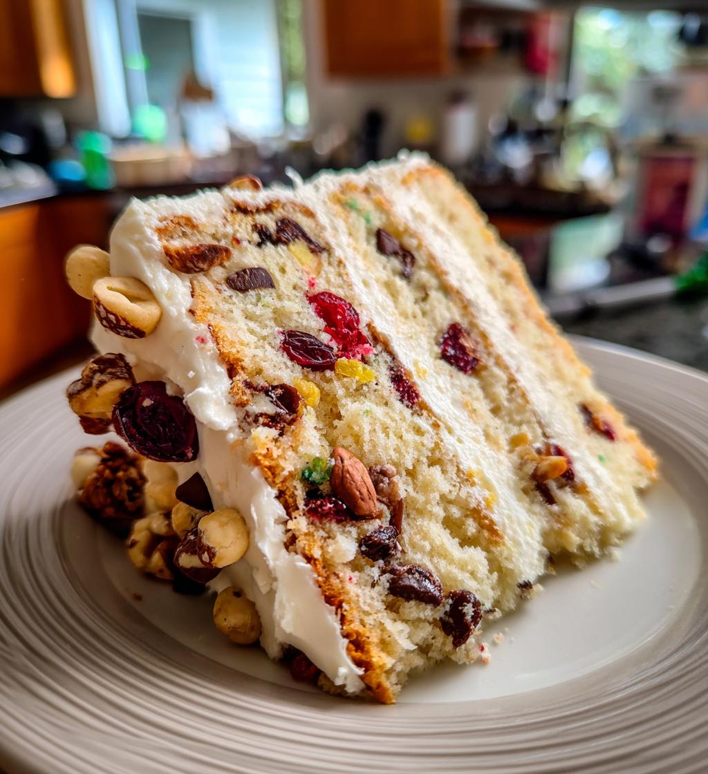 christmas crunch cake - detail 1